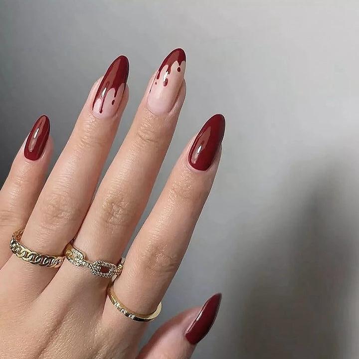 Artificial nail set with unique patterns Bowlift