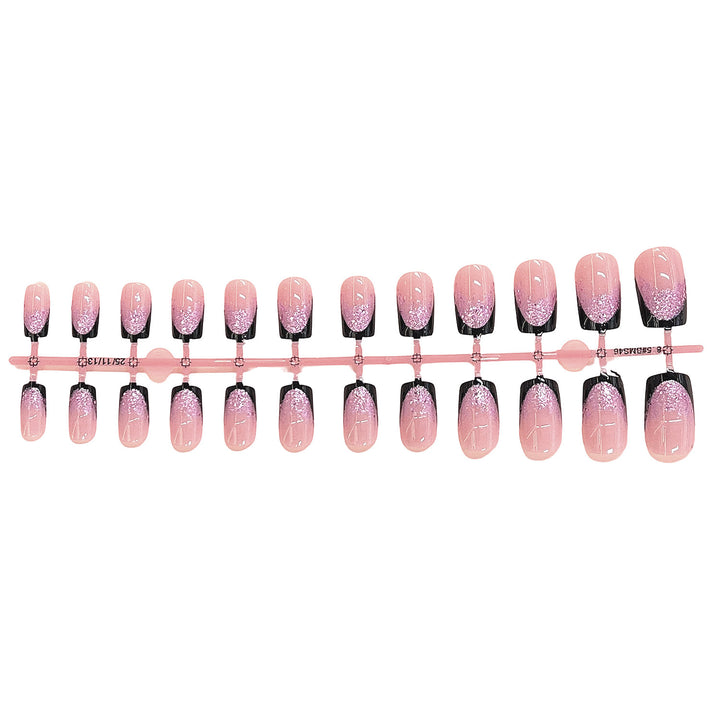 Sparkling Tip Press-On Nail Set Bowlift
