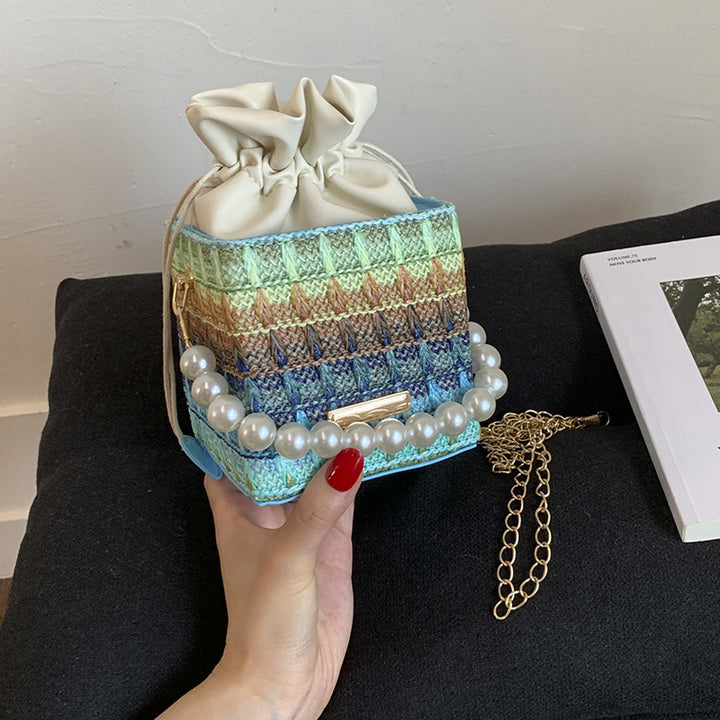 Charming Mini Drawstring Shoulder Bag Bowlift