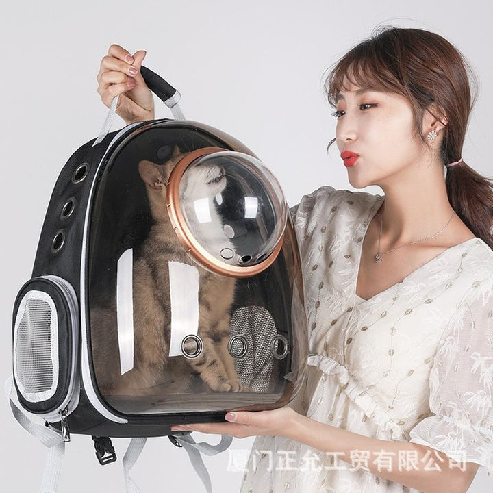 Unisex Transparent Pet Backpack with Ventilation Function Bowlift