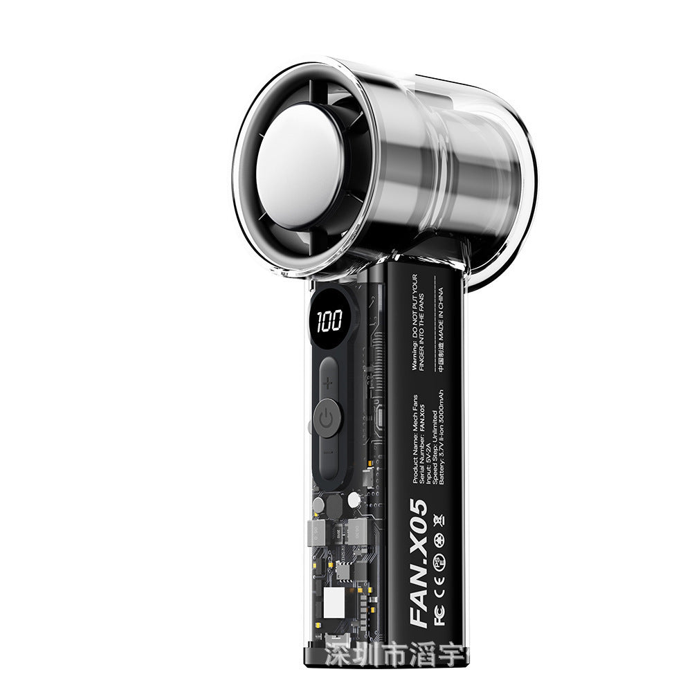 Women's portable fan with USB battery Bowlift