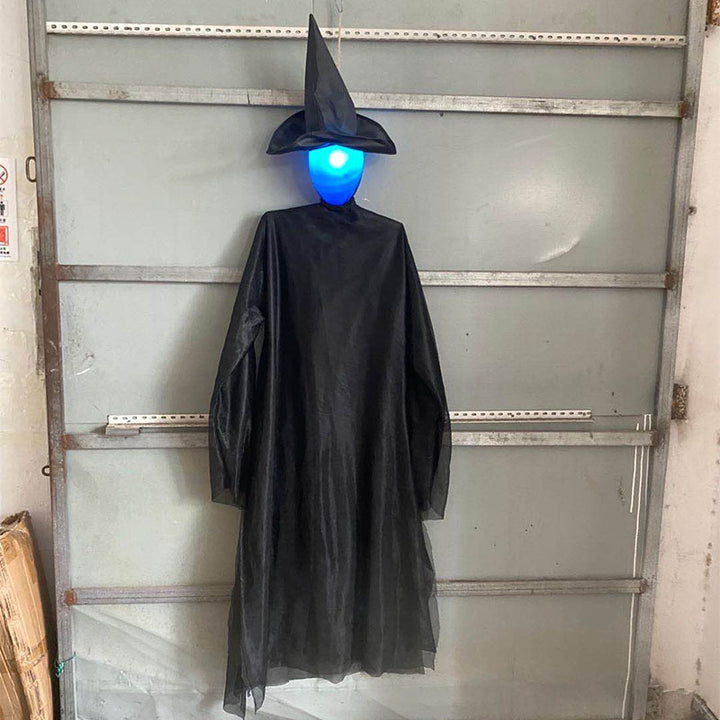 Animated Hanging Witch Decoration Bowlift