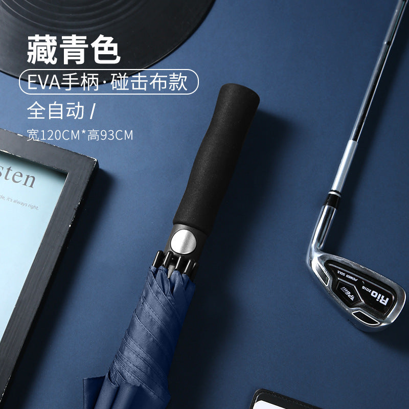 Women's Automatic Golf Umbrella with Ergonomic Handle Bowlift