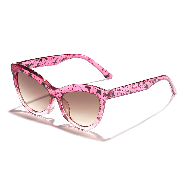 Women's trendy black and white sunglasses Bowlift