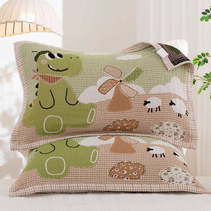 Women's pillowcase with cute dinosaur motif Bowlift