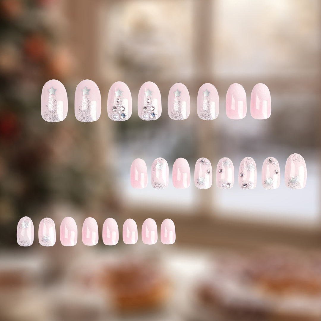 Elegant Glitter Nail Art Set Bowlift