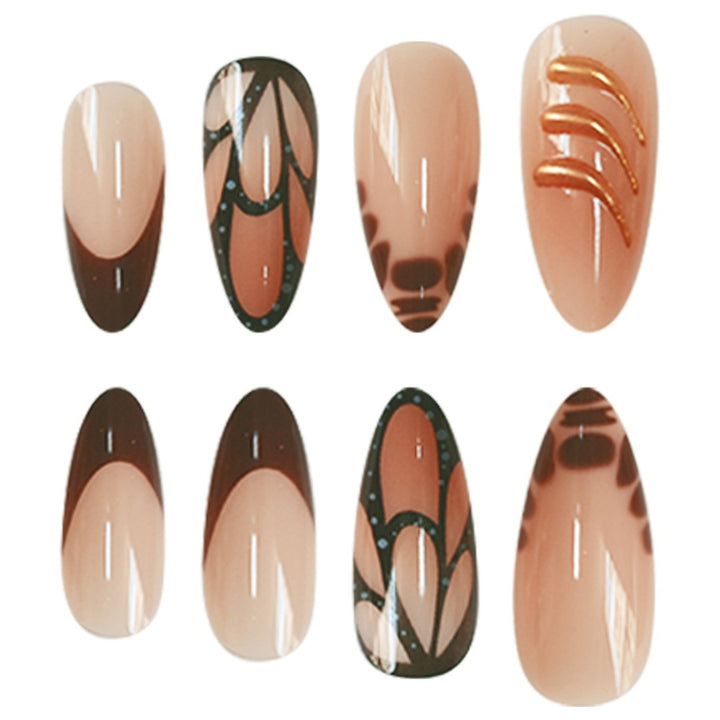 Chic Decorative Press-On Nail Art Bowlift