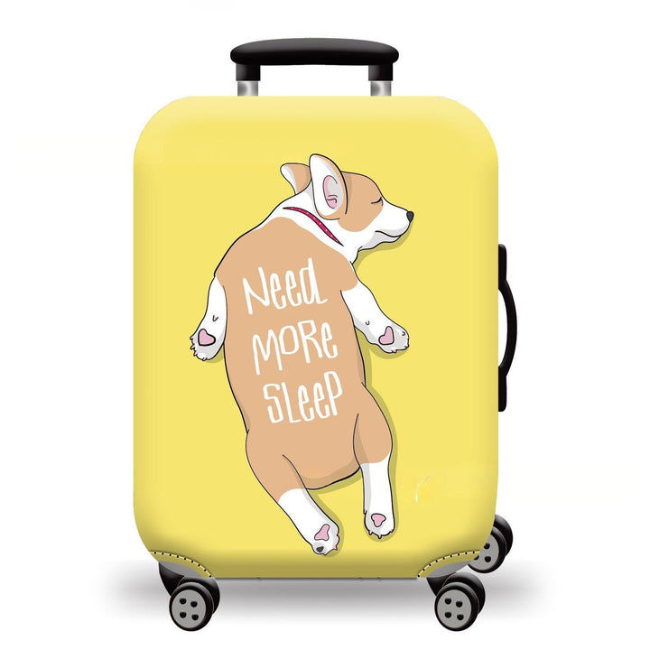 Unisex hard-shell luggage with trendy dog motif Bowlift