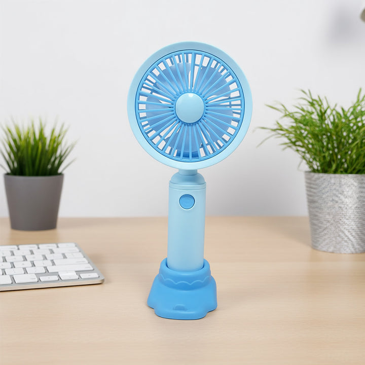 Ladies Portable Table Fan with Ergonomic Design and Adjustable Tilt Function Bowlift