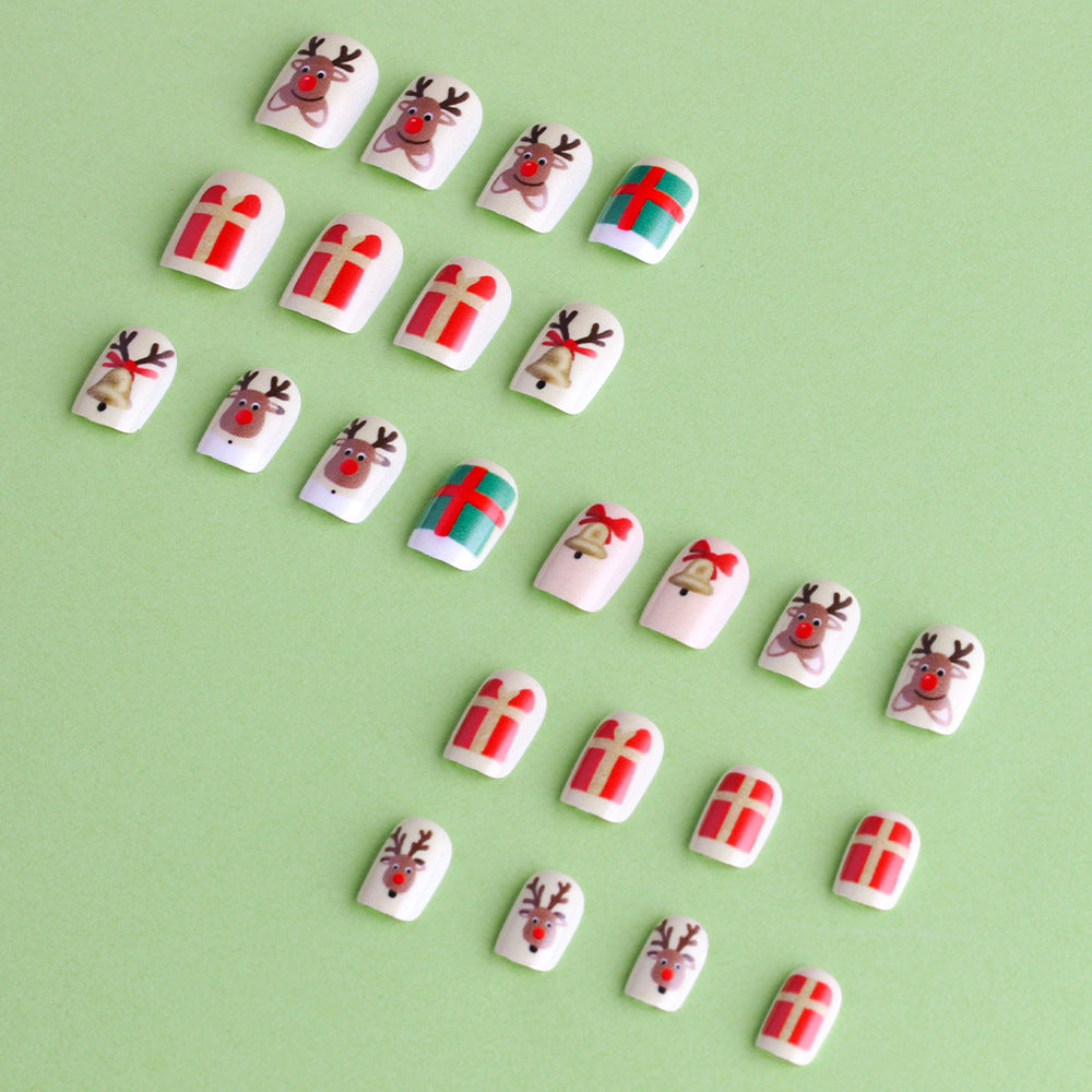 Whimsical Holiday-Themed Press-On Nails Bowlift