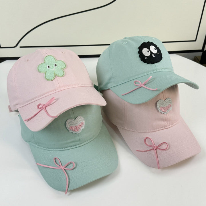 Women's Cute Character Embroidered Baseball Cap Bowlift