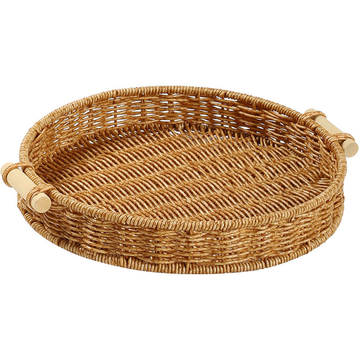 Handwoven Decorative Serving Tray Bowlift