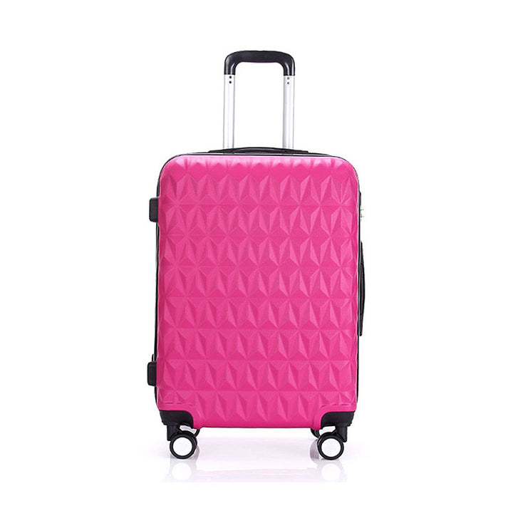 Unisex Textured Hard Shell Cabin Suitcase Bowlift