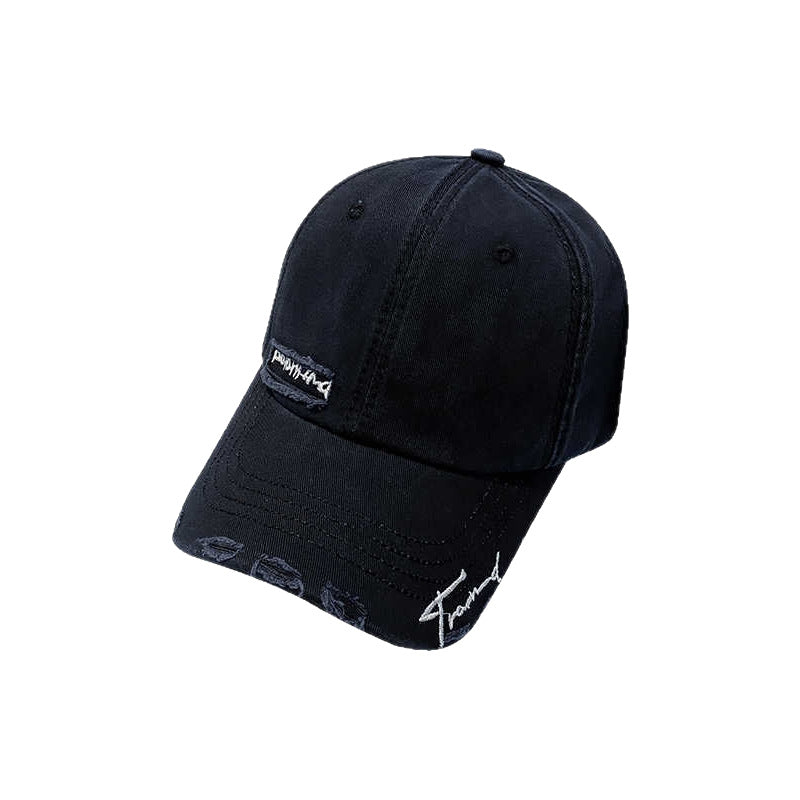 Unisex Distressed Graphic Baseball Hat Bowlift