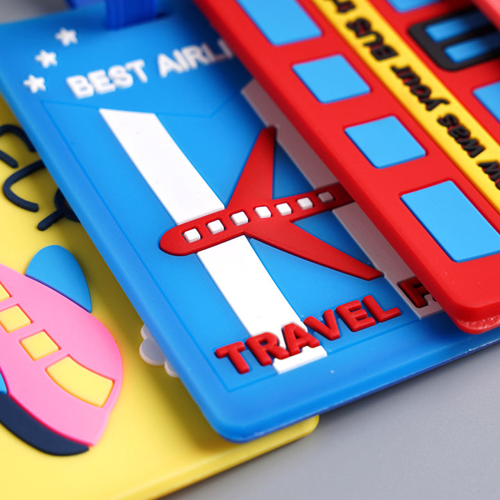Unisex luggage tag with unique London design Bowlift