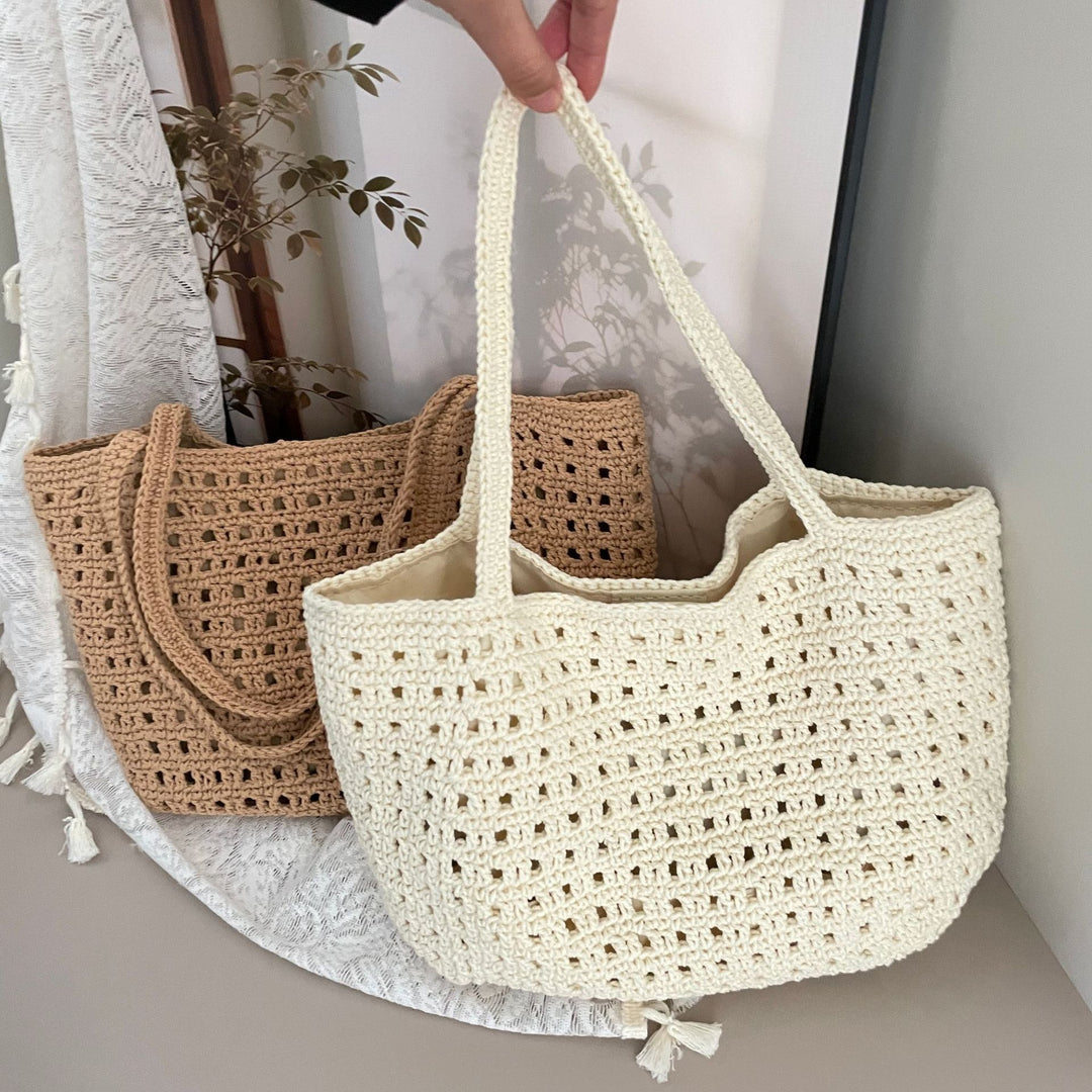 Braided Basket Tote Bag Bowlift