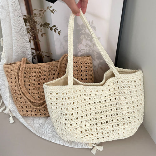 Crocheted Beach Bag Bowlift