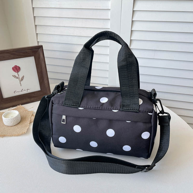 WoChic Polka Dot Mini Satchel Bag Bowlift