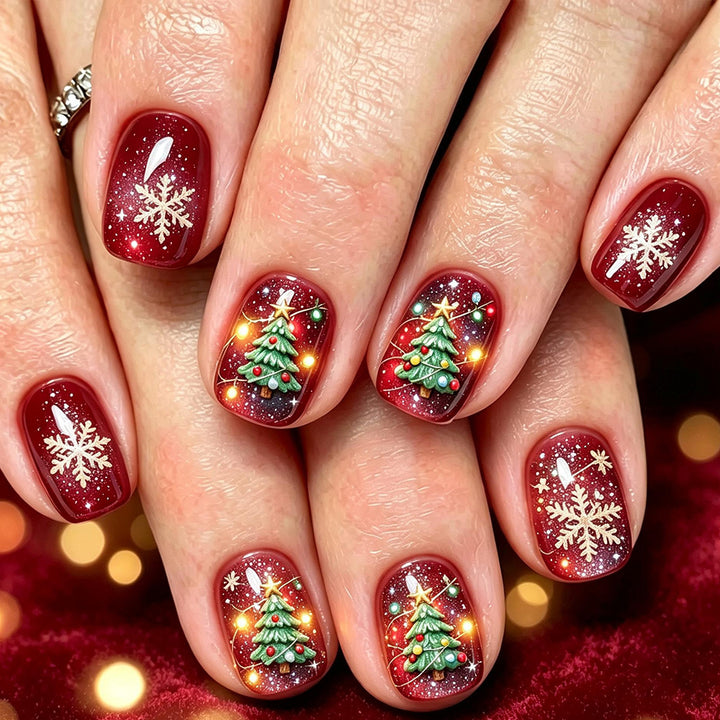Decorative Holiday Nail Art Set Bowlift