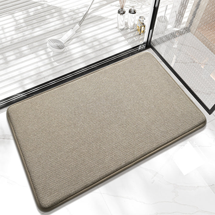 Elegant Textured Bathroom Mat