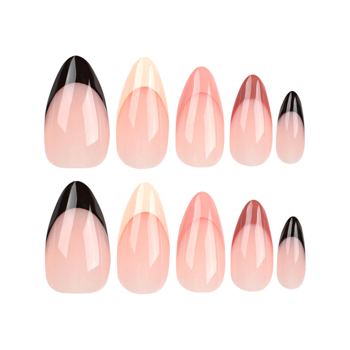 Trendy Nail Extensions with Elegant Gradient Bowlift