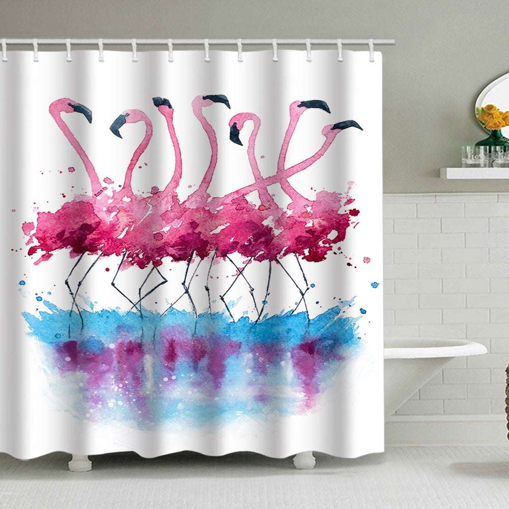 Tropical Paradise Shower Curtain Bowlift