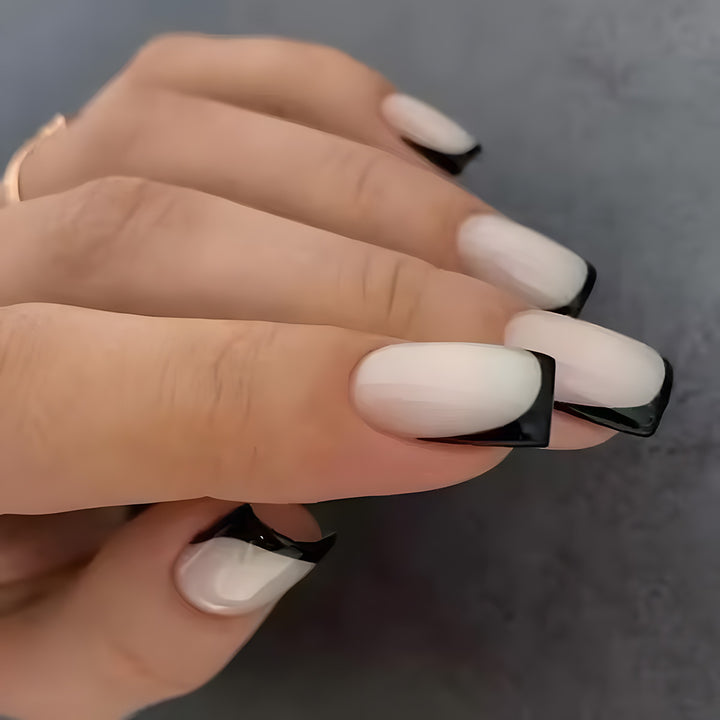 Artistic Ombre Short Square Press-On Nails Bowlift
