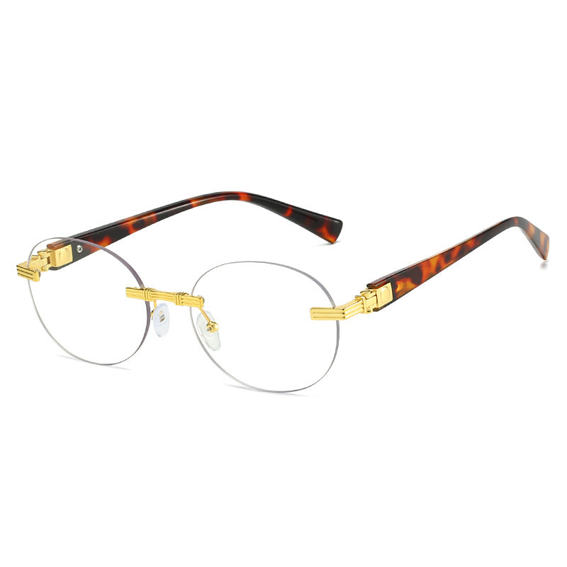 Women's fashionable sunglasses with transparent frame and flexible nose pad Bowlift