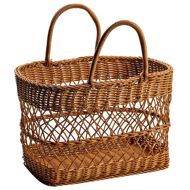 Handcrafted Woven Market Tote Bowlift
