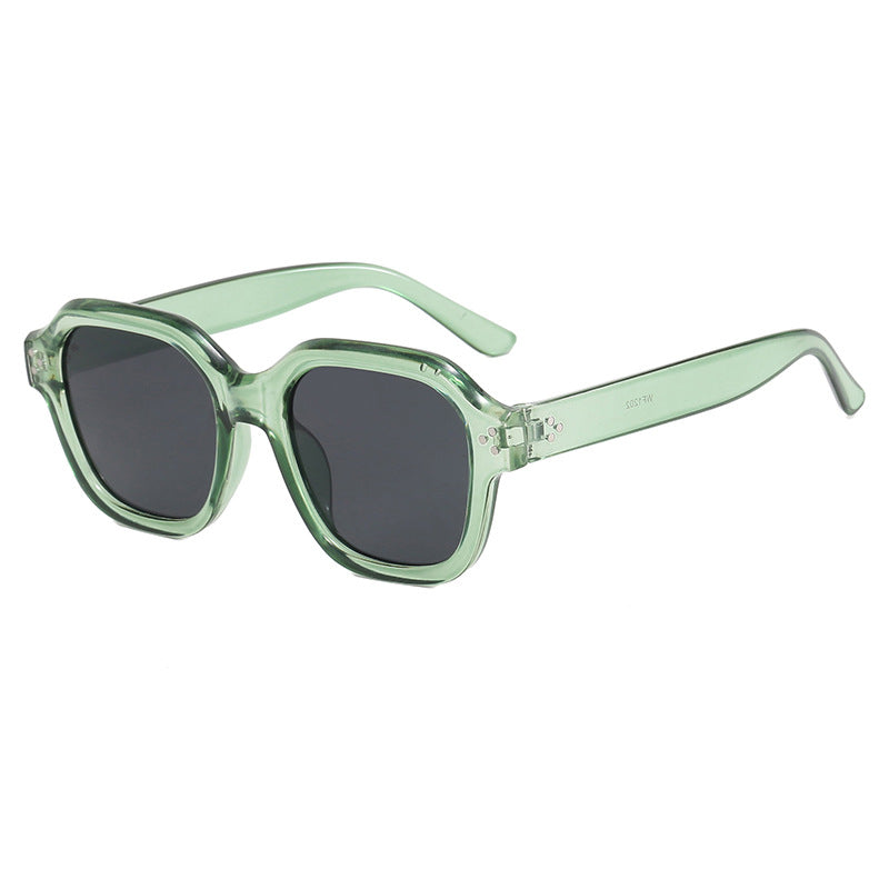 Ladies fashionable square sunglasses with mirrored lenses Bowlift