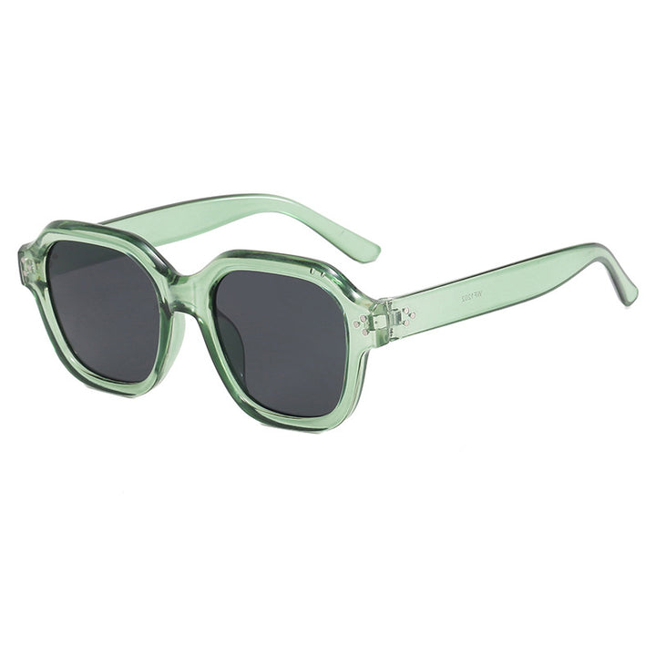 Ladies fashionable square sunglasses with mirrored lenses Bowlift