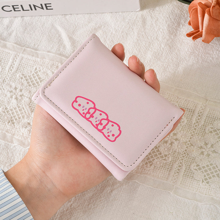 Cute Cartoon-Themed Card Wallet Bowlift