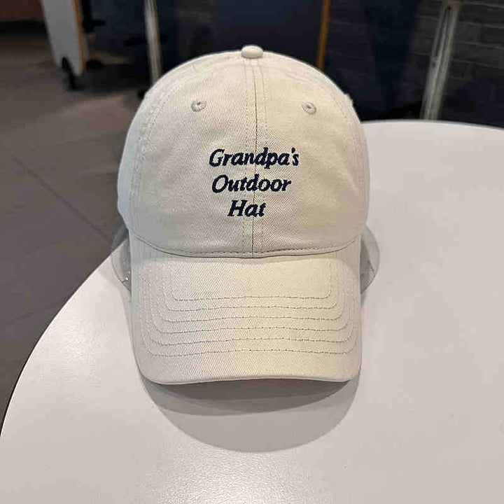 Unisex Adjustable Embroidered Outdoor Cap Bowlift