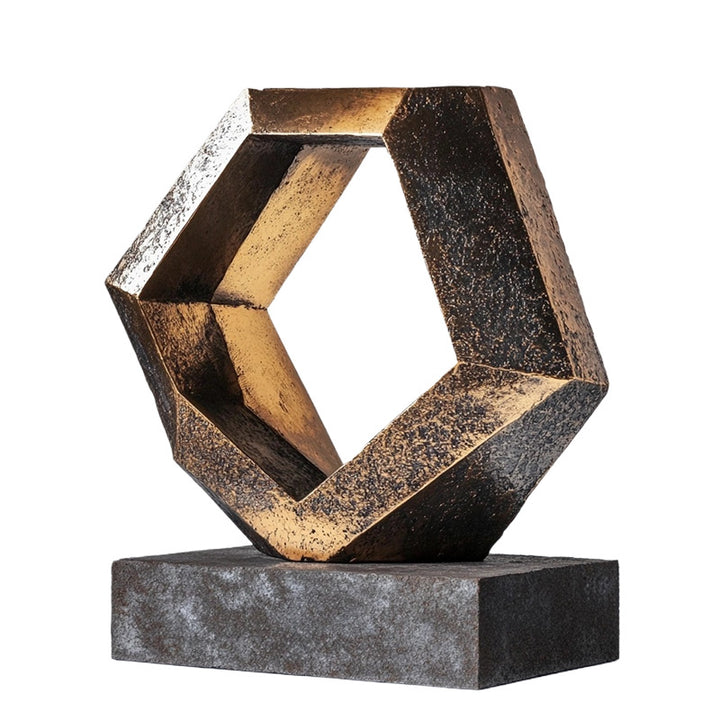 Abstract Decorative Wood Sculpture