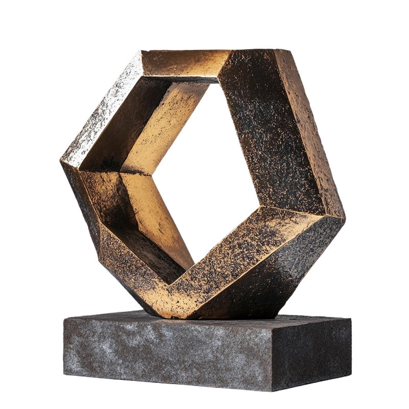 Abstract Decorative Metal Sculpture