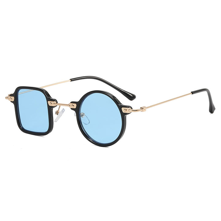 Ladies elegant round hybrid glasses with square design Bowlift