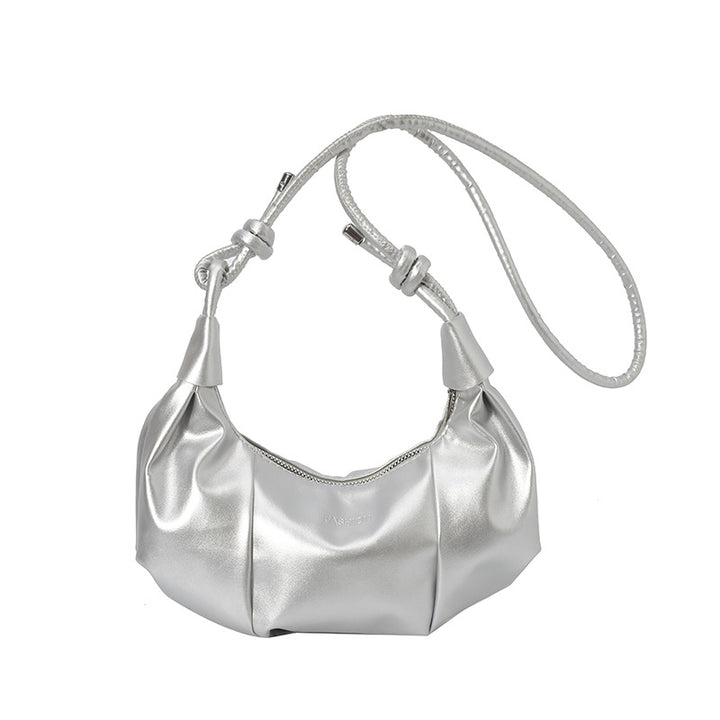Stylish Pleated Shoulder Bag Bowlift