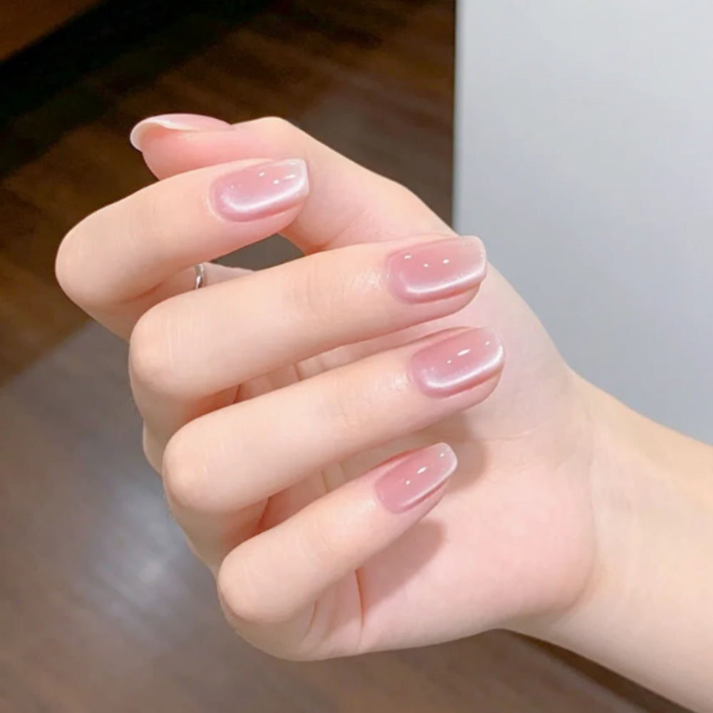 Glossy Press-On Nail Set Bowlift 1787395207