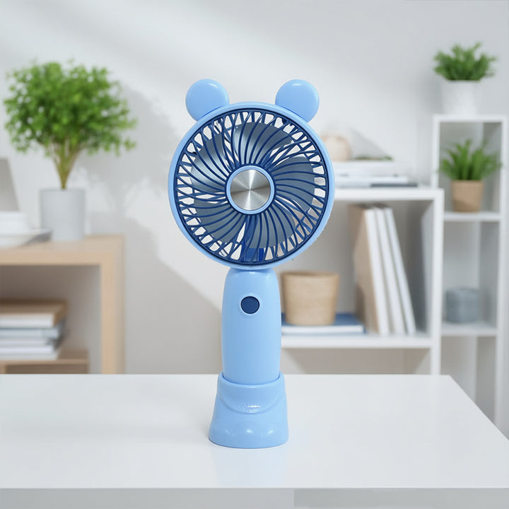 Ladies Portable Mini Fan with Cute Animal Design Bowlift
