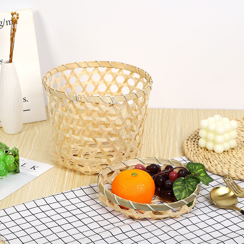 Decorative Handwoven Serving Tray Bowlift