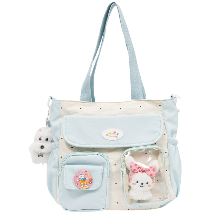 Multi-Pocket Casual Tote Bag Bowlift