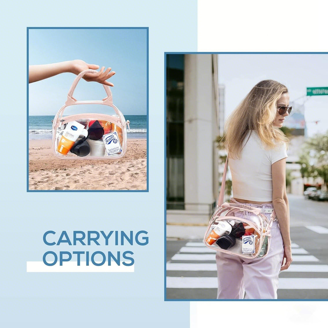 Transparent Travel Makeup Case Bowlift