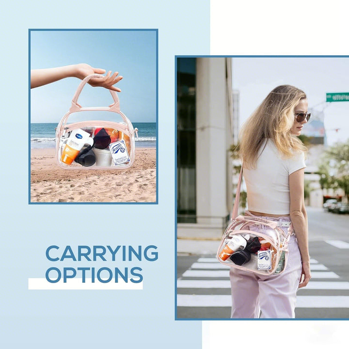 Transparent Travel Makeup Case Bowlift