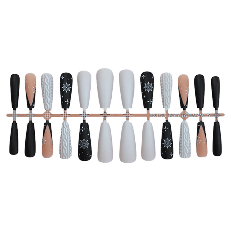 Artistic Press-On Nail Design Set Bowlift