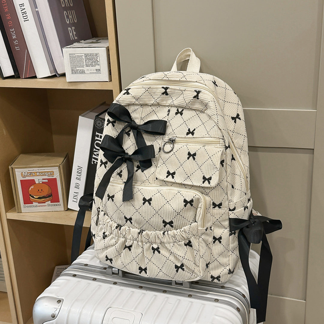 Trendy Bow-Accent Backpack