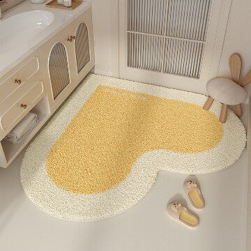 Heart-shaped Bath Mat