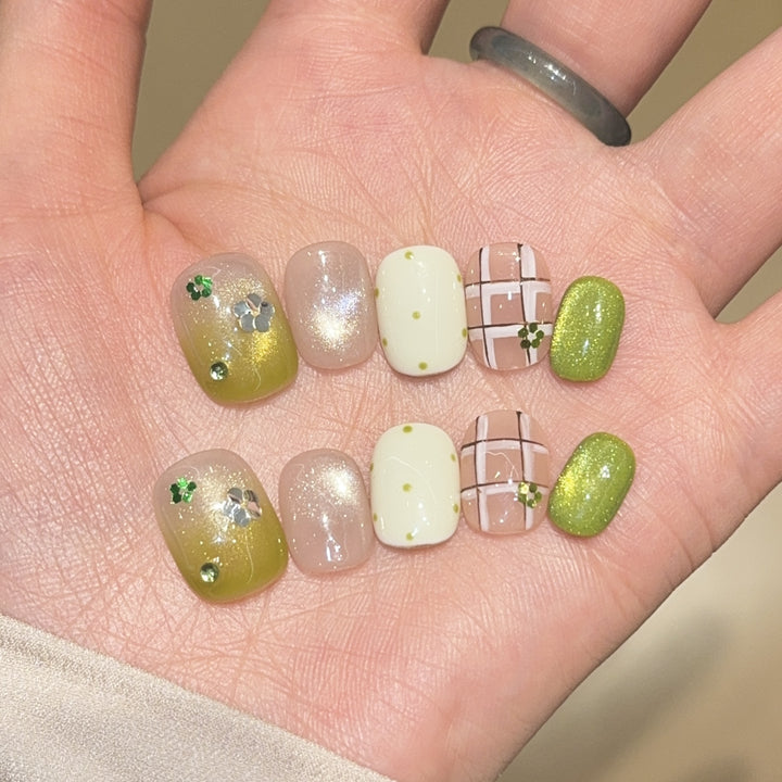 Creative Art Nail Tips with Floral Accents Bowlift