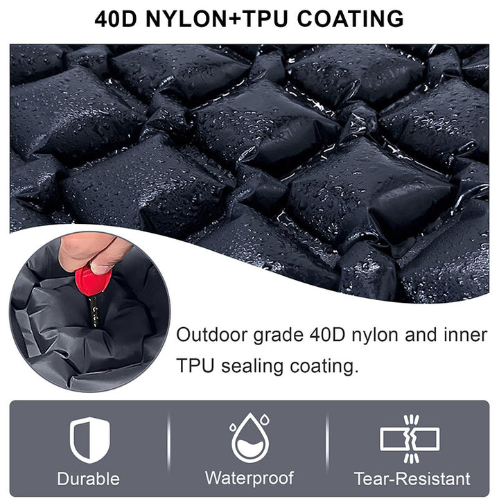 Air Mattress With Integrated Headrest And Comfortable Valve System Bowlift
