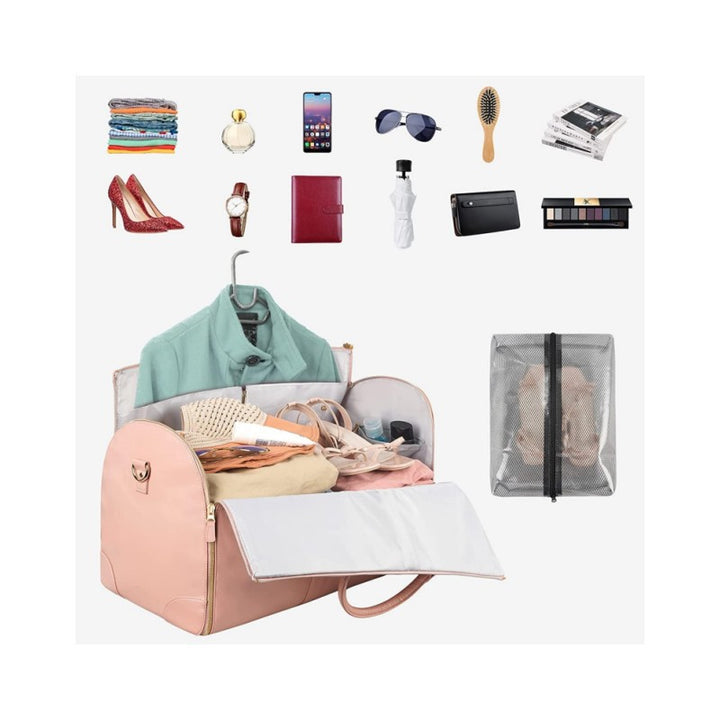 Travel Garment Duffel Bag with Suit Hanger Bowlift