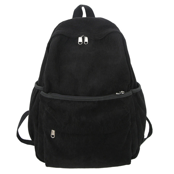 Cozy Corduroy School Backpack Bowlift